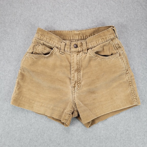 Levi's for Gals Pants - Levi's for Gals Corduroy Shorts Women 25 Tan 70s Big E Vintage Hemmed